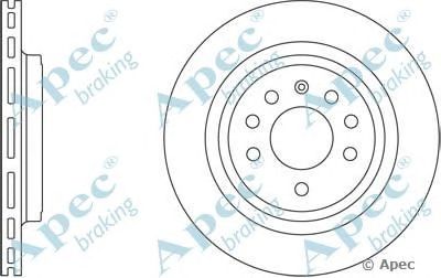 APEC BRAKING dsk2385 -  Тормозной диск